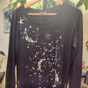 Chico's long sleeve t-shirt, canstellations!